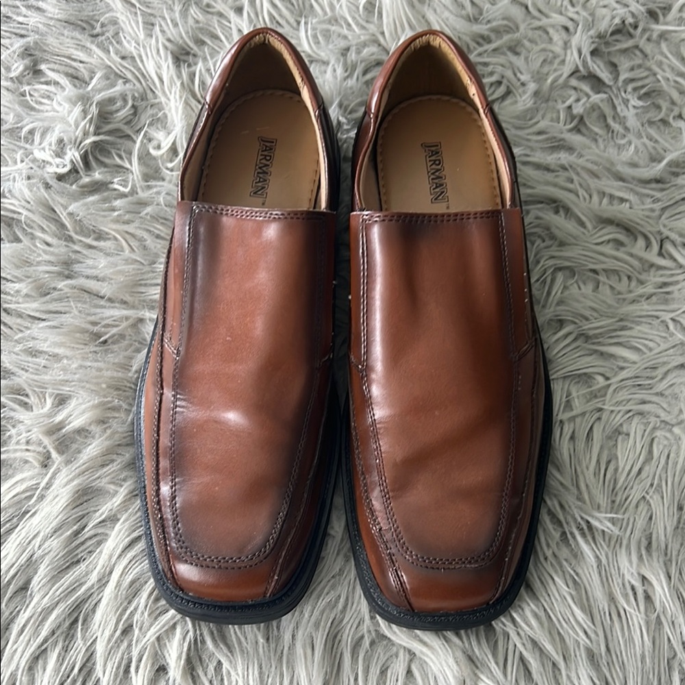 Brown Leather Loafers by Abrand